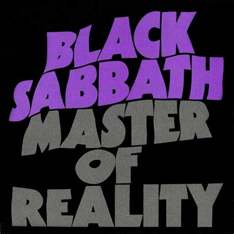 black sabbath master of reality font